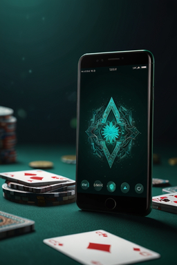 Smartphone mit Gangstasino Casino App